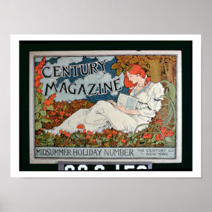 Poster Publicité par affichage "magazine de siècle",