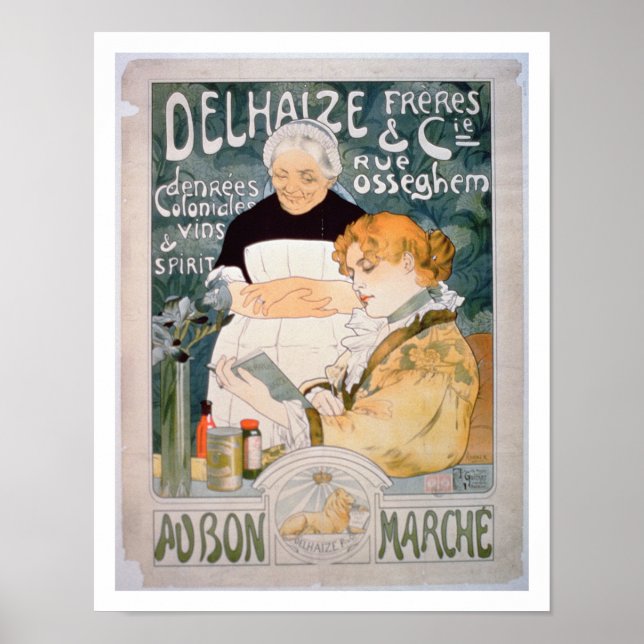 Poster Publicité pour Delhaize, Brothers and Co. à la (Devant)