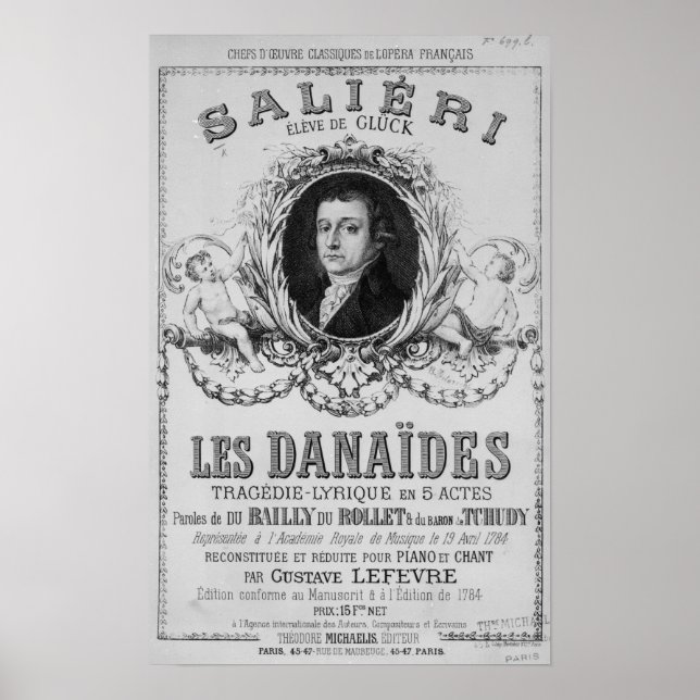 Poster Publicité pour 'Les Danaides' (Devant)