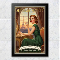 Publicité pour parfum Sérénade Secrète de 1940