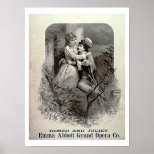 Poster Publicité pour 'Romeo And Juliet', Starring Emm