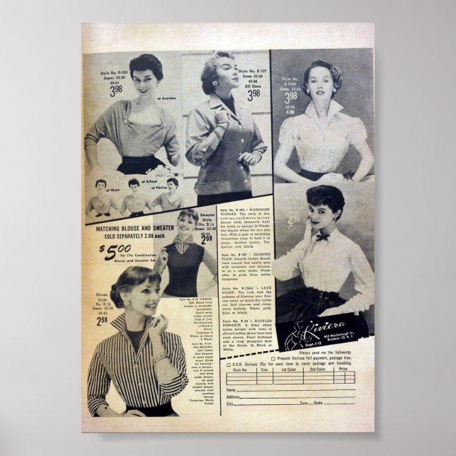 Poster Publicité vintage (Devant)