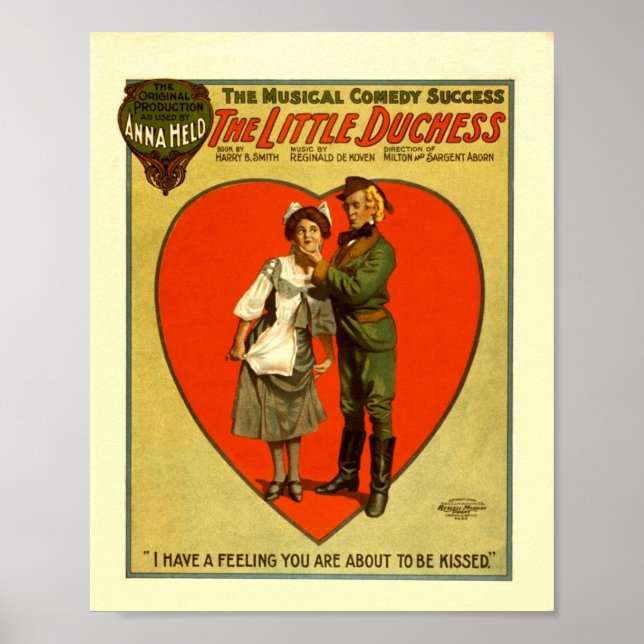 Poster Publicité vintage de comédie (Devant)