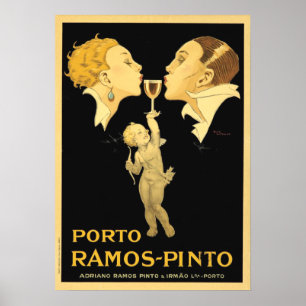 Poster Publicité vintage de port