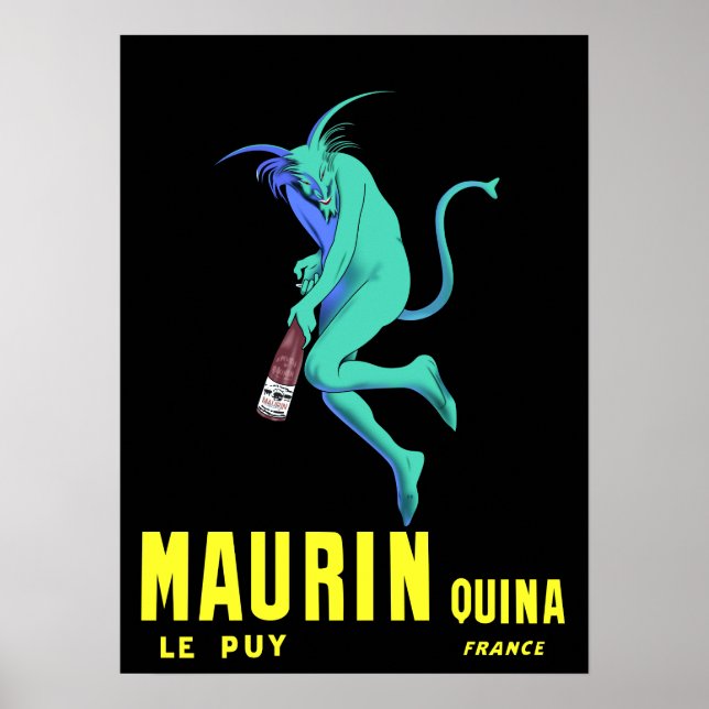 Poster Publicité vintage sur l'alcool français (Devant)