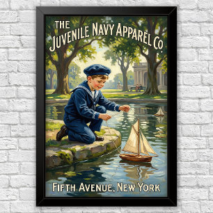 Poster Publicités de mode pour enfants des années 1920