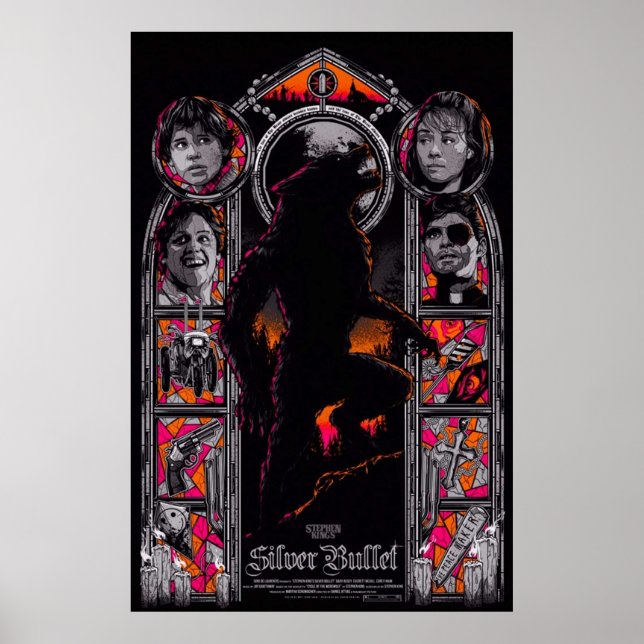 Poster Puce en argent (Devant)
