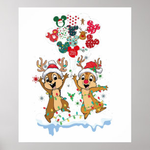 Poster puce et dale noël