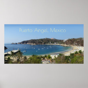 Poster Puerto Angel, Mexique
