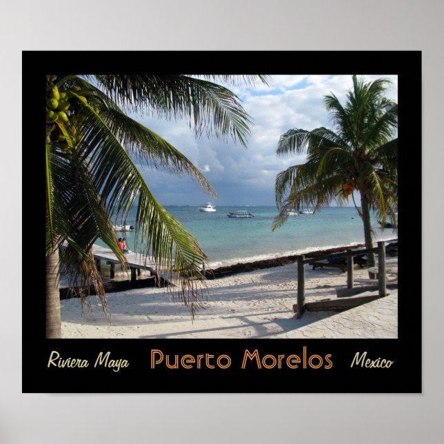 Poster Puerto Morelos (Devant)
