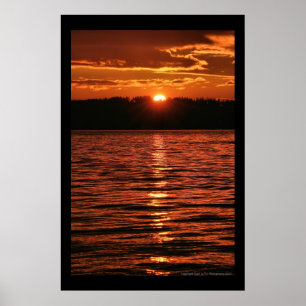 Poster Puget Sound Sunset