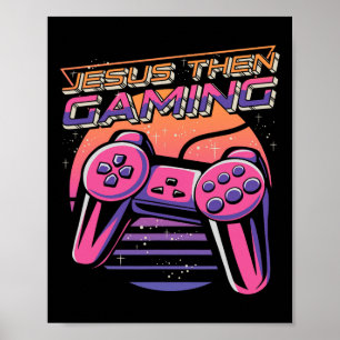 Poster Puis Jeu Gamer Christian Boys Vidéo Jeu Contro
