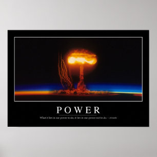 Poster Puissance : Citation inspirée