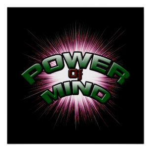 Poster Puissance De L'Esprit