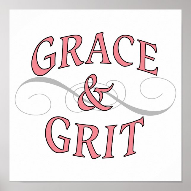 Poster Puissance des filles Grace & Grit (Devant)