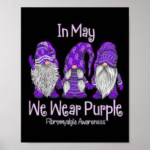Poster Puissions-Nous Porter Du Violet Pour Sensibiliser 