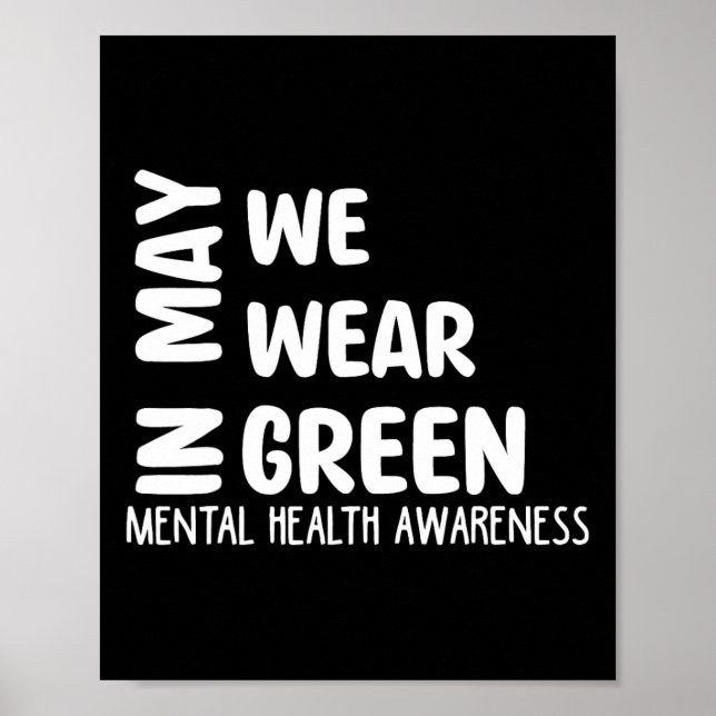 Poster Puissions-nous porter le Mois vert de sensibilisat (Devant)