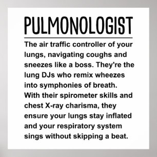 Poster Pulmonologue