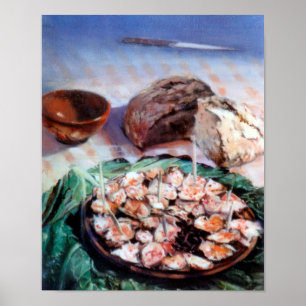 Poster Pulpo a la gallega/Polbo á feira/poulpe galicienne