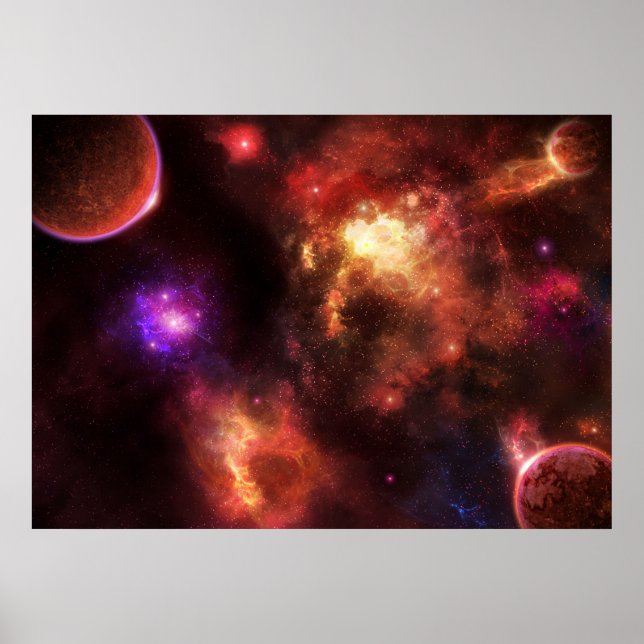 Poster Pulsar Nebula (Devant)