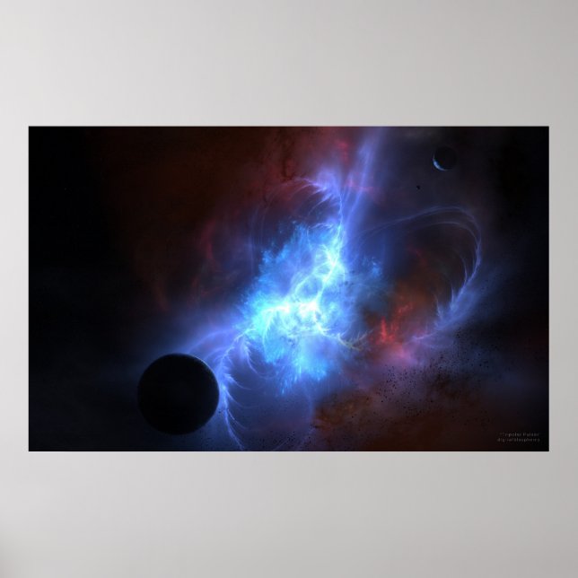 Poster Pulsar tripolaire (Devant)
