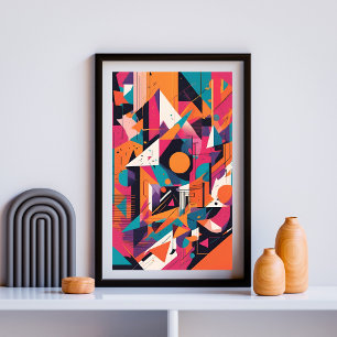 Poster Pulse Prismatique