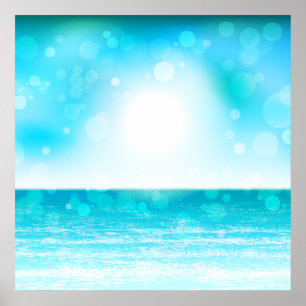 Poster pulvérisation océanique