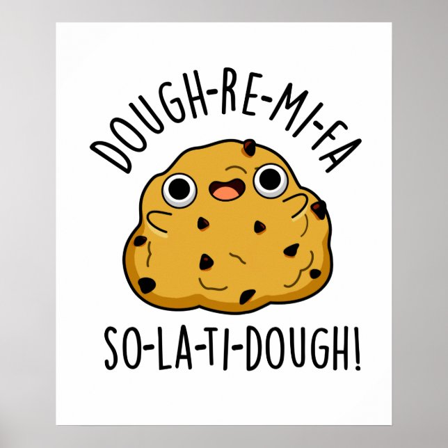 Poster Pun Dough-Re-Mi Mignonne Douloureux (Devant)