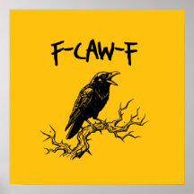 Punition drôle de corbeau F-Caw-F