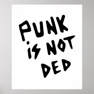 Poster Punk n'est pas ded Persépolis