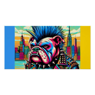 POSTER PUNK VILLE BULLDOG 8