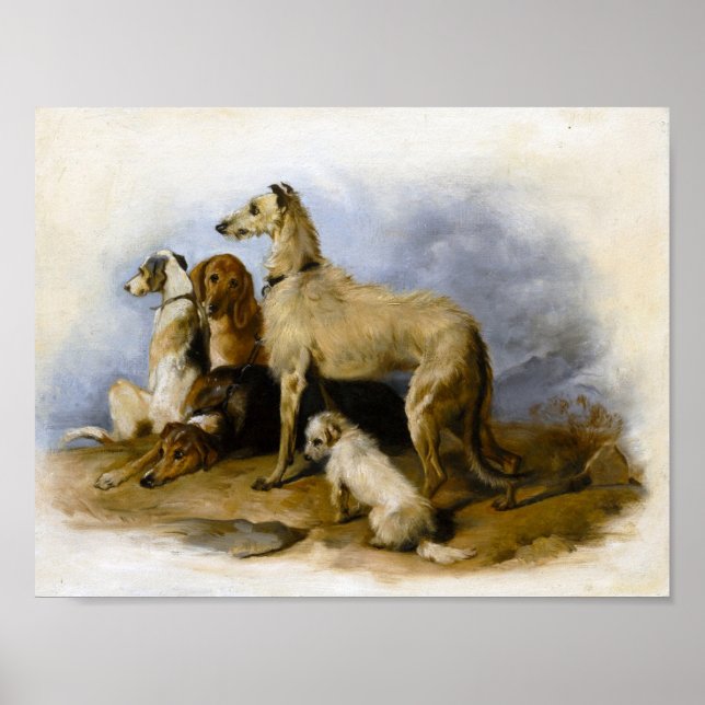 Poster Pups vintages (Devant)