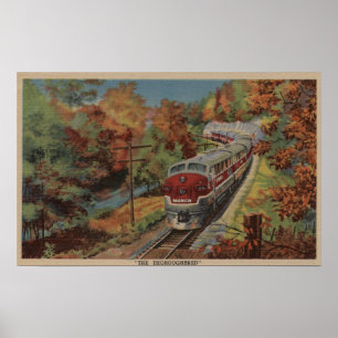 Poster Pur sang de Train-Le, Monon