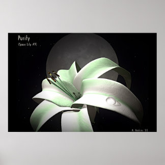 Poster Pureté (Lily spatiale no 9)