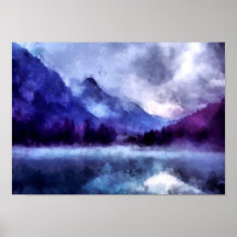 Purple mountains en Alaska | Landscape