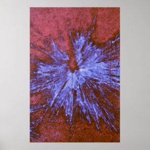 Poster Purple sur Red Painball