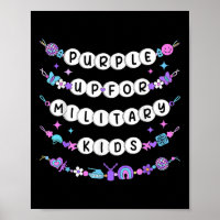 Purple Up For Military Kids Friendship Bracelets K