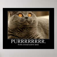 Purr est le son universel pour la paix Artwork