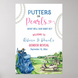 Poster Putters ou Perles Révélation du Sexe Panneau de Bi