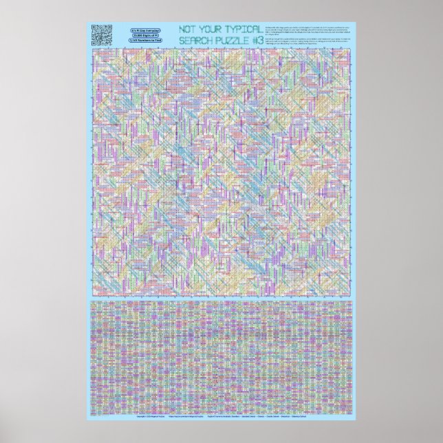 Poster PUZZLE #3 : Jour Pi - Standard résolu (Devant)