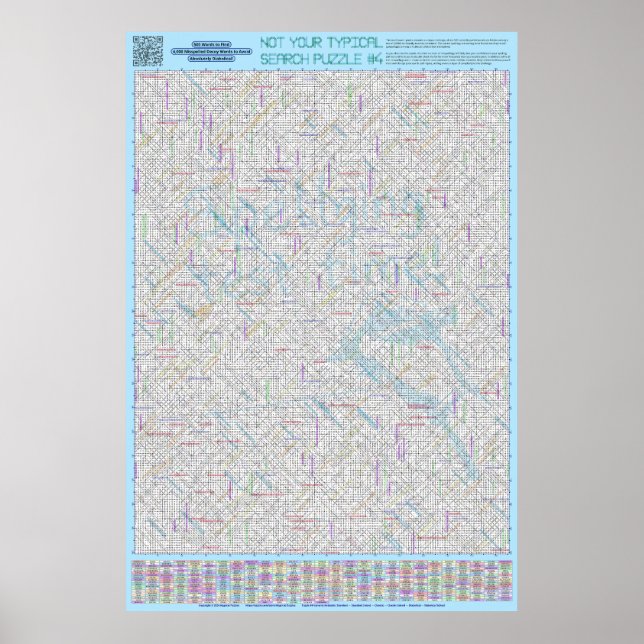 Poster PUZZLE #4 : Mal orthographié - Diabolique résolu (Devant)