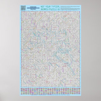 Poster PUZZLE #4 : Mauvais orthographe - Chaotique résolu