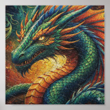 Puzzle complet sur table en bois