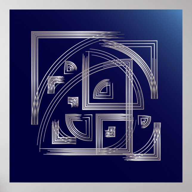 Poster Puzzle Fibonacci (Devant)