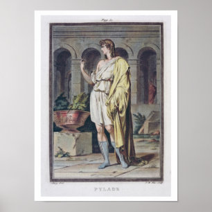 Poster Pylades, costume pour Andromache de Jean Racine,