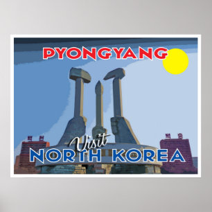 Poster Pyongyang, visite la Corée du Nord...