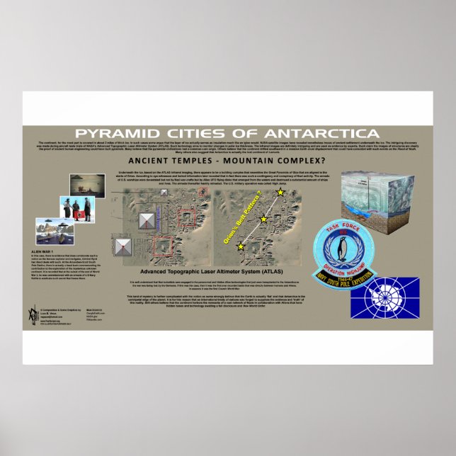 Poster Pyramide Antarctique 3 (Devant)
