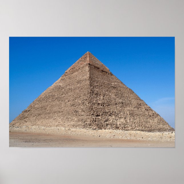 Poster Pyramide des Cheops - Le Caire, Egypte (Devant)