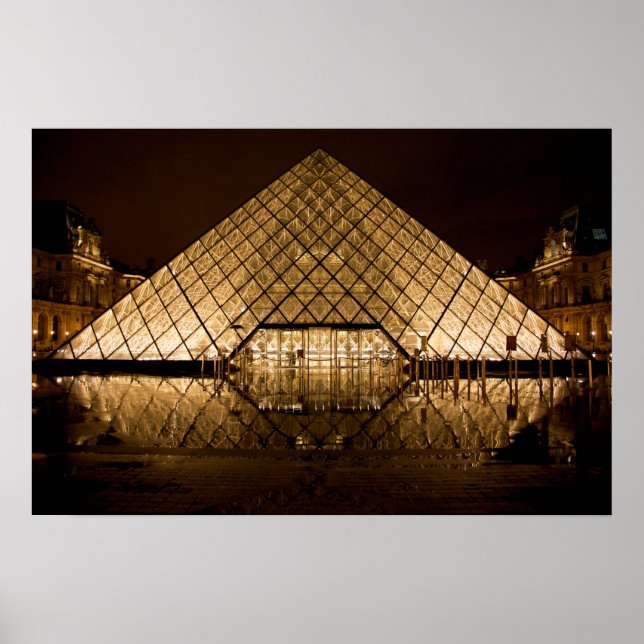 Poster Pyramide du Louvre (Devant)