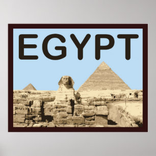 Poster Pyramide égyptienne de Khafre